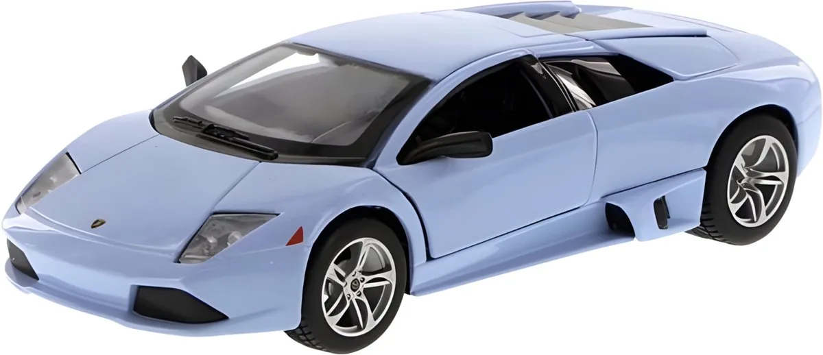 Modelauto - Lamborghini Murcielago - 16,5 x 9 cm - schaalmodel - speelgoedauto de Maisto en Bleu clair – photo du produit