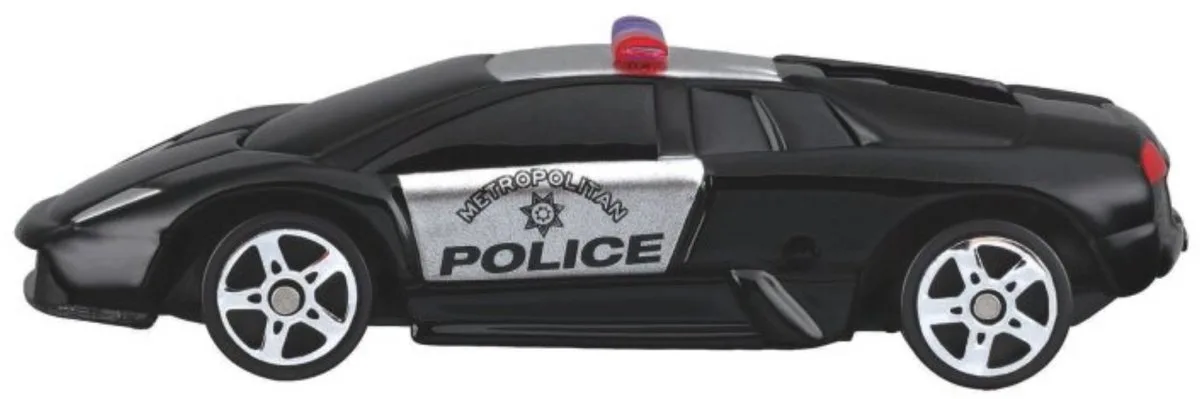 Modelauto - Lamborghini Murcielago police - 7,5 x 3 cm - politieauto - schaalmodel - speelgoedauto de Maisto en Noir – photo du produit