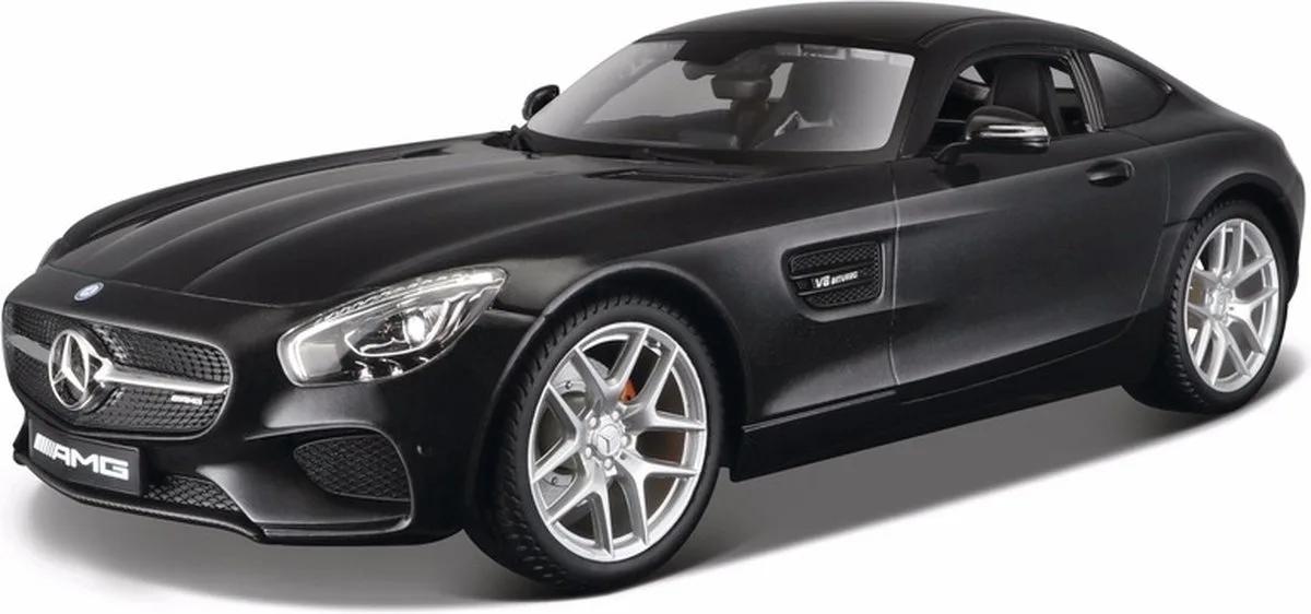 Modelauto - Mercedes AMG GT - schaal 1:18 - speelgoedauto de Maisto en Noir – photo du produit