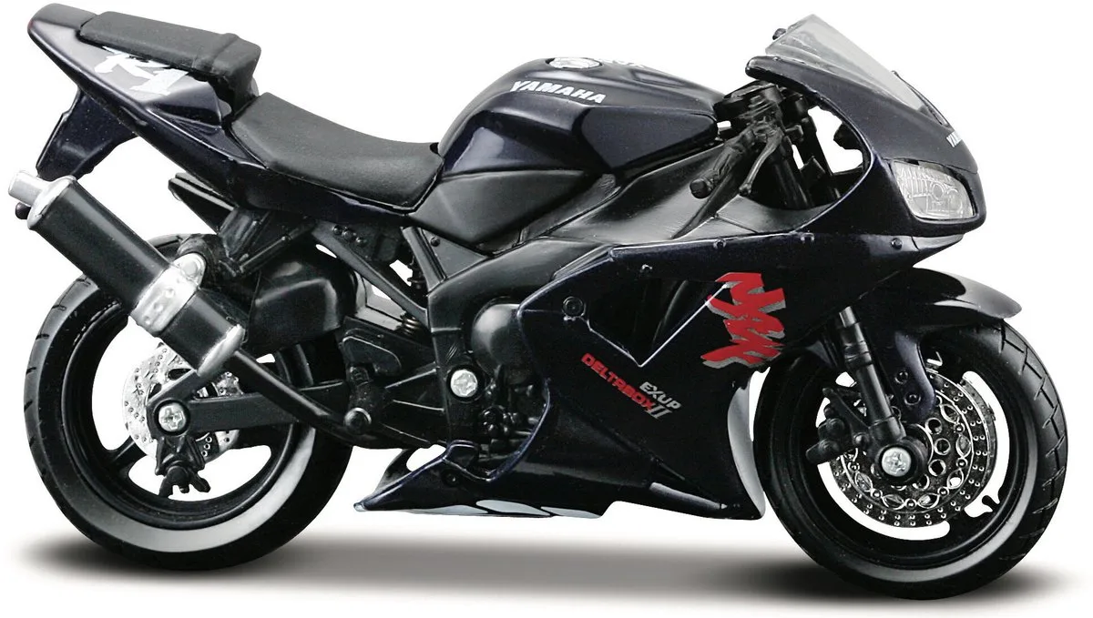 motorfiets - Yamaha YZF-R1 - Schaal 1:18 från Maisto i Svart – produktbild