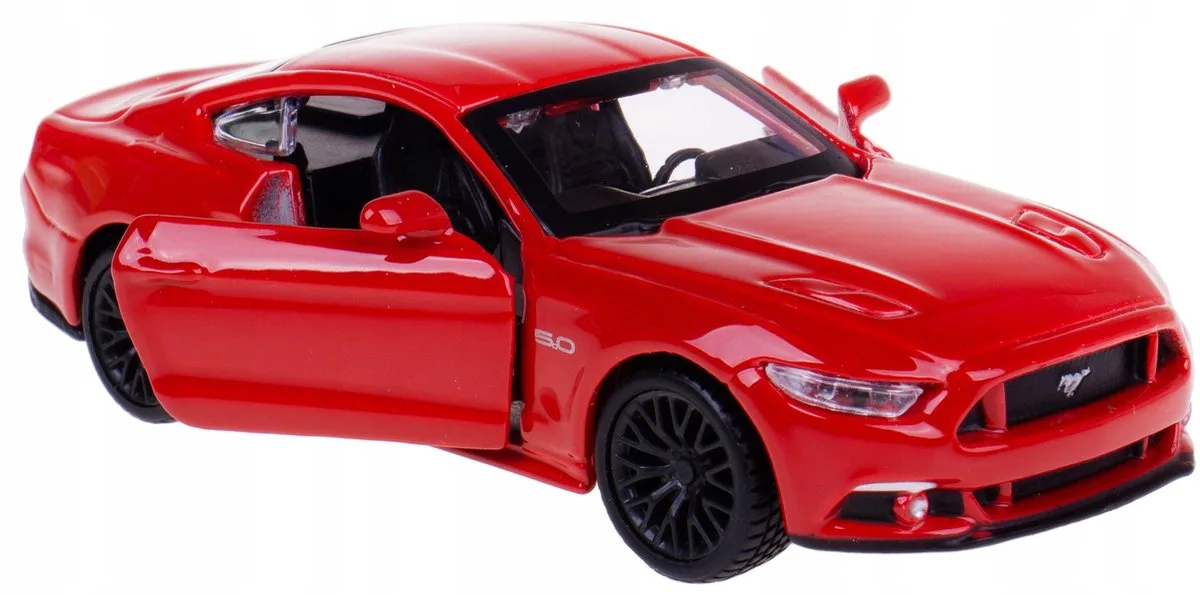 Mustang GT 2015 Modelauto 1:40 - Pull-back van Maisto in Rood – productfoto