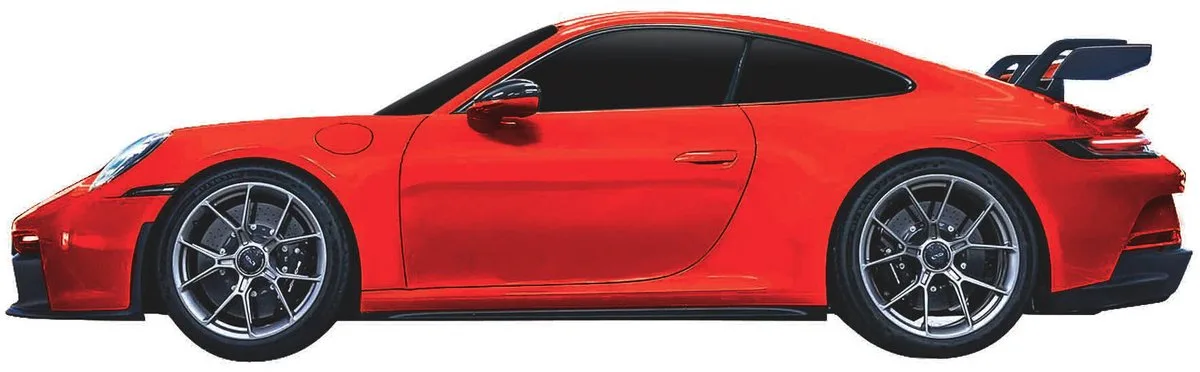 Porsche 911 - Modelauto - Schaal 3" de Maisto en Rouge – photo du produit