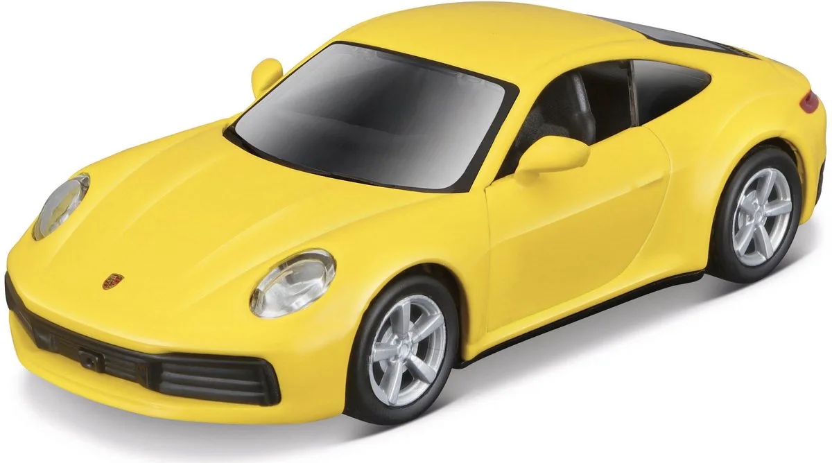 Porsche 911 - Modelauto - Schaal 4,5" von Maisto in Gelb – Produktfoto