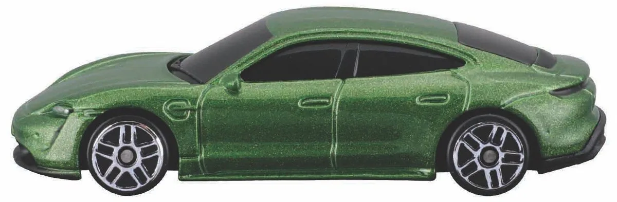 Porsche Taycan - Modelauto - Schaal 3" van Maisto in Groen metalic – productfoto
