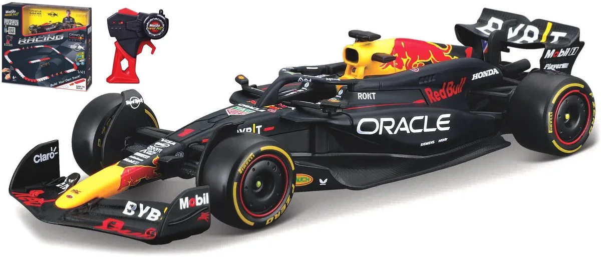 Red Bull Racing RB20 - #1 Max Verstappen - Formule 1 2024 - RC auto - schaal 1:41 - ca 10 cm von Maisto in Donker Blauw, Rot, Gelb – Produktfoto