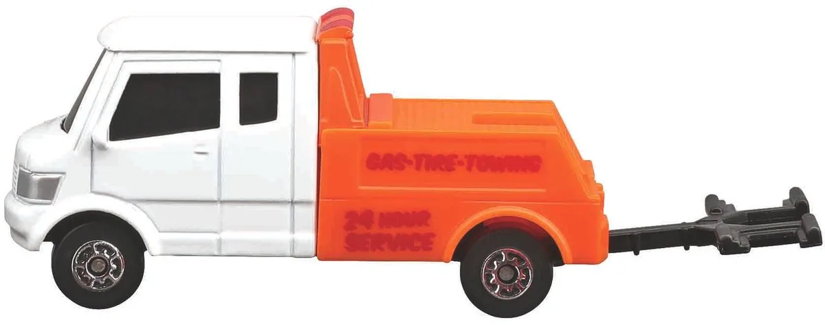 Tow Truck - Modelauto - Schaal 3" fra Maisto i Hvid, Orange – produktbillede