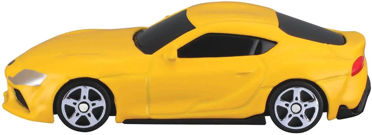 Toyota Supra - Modelauto - Schaal 3" by Maisto in Yellow – product photo
