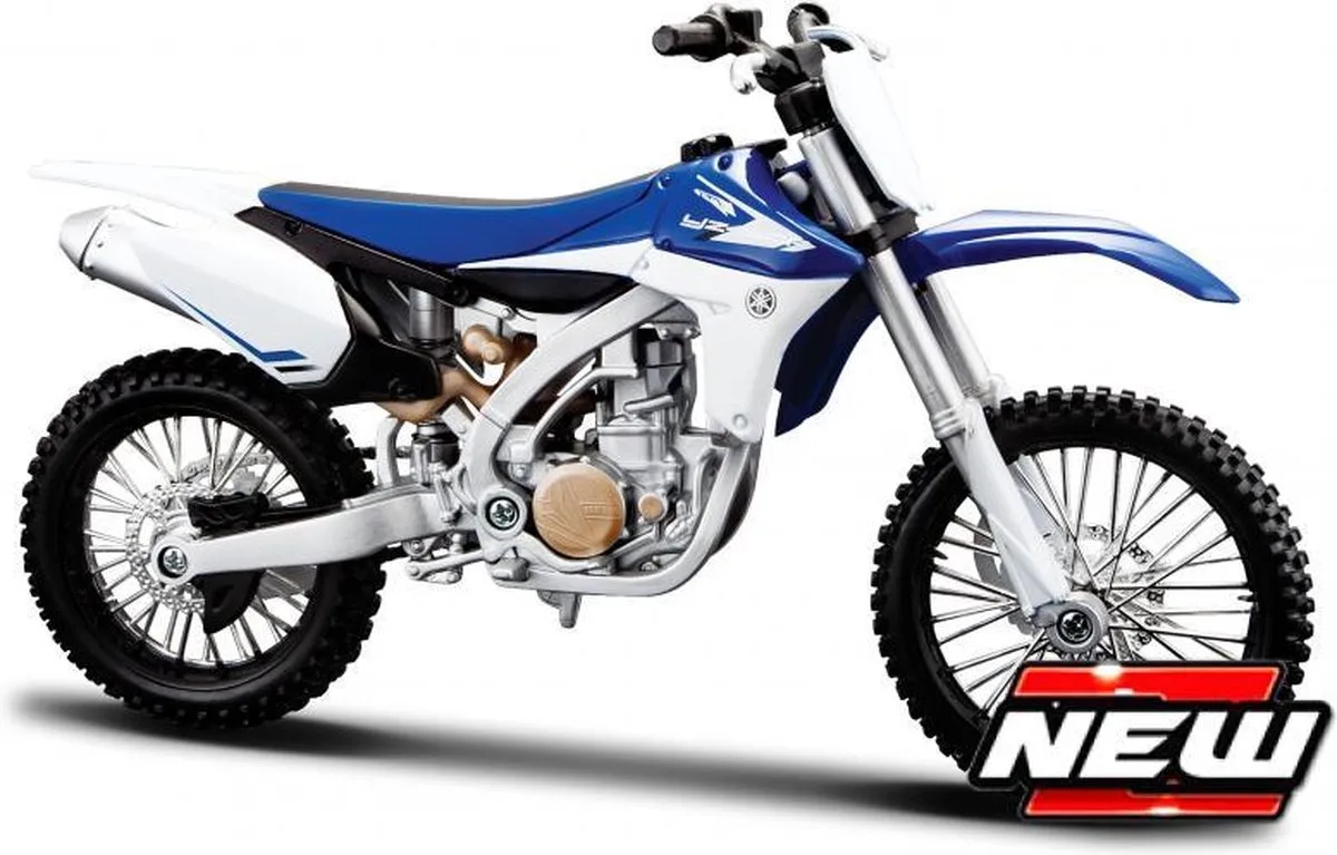 Yamaha Yz-450F - Modelauto - Schaal 1:12 von Maisto in Blau, Weiß – Produktfoto