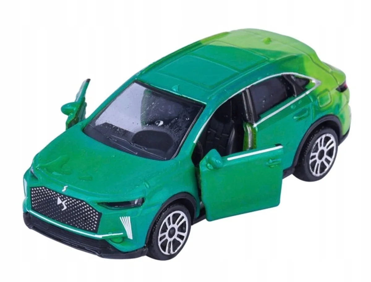 Citroën DS7 E-Tense kleurwisselaars 1:64 metalen model van Majorette in Groen – productfoto