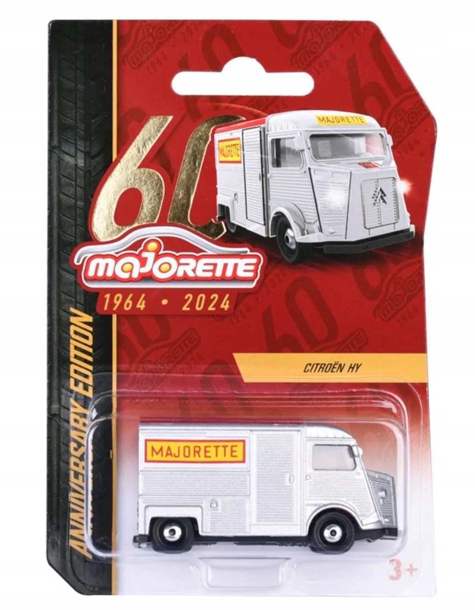 Citroën HY 60-jarig jubileum Modelauto 1:60 Metaal van Majorette in Zilver – productfoto