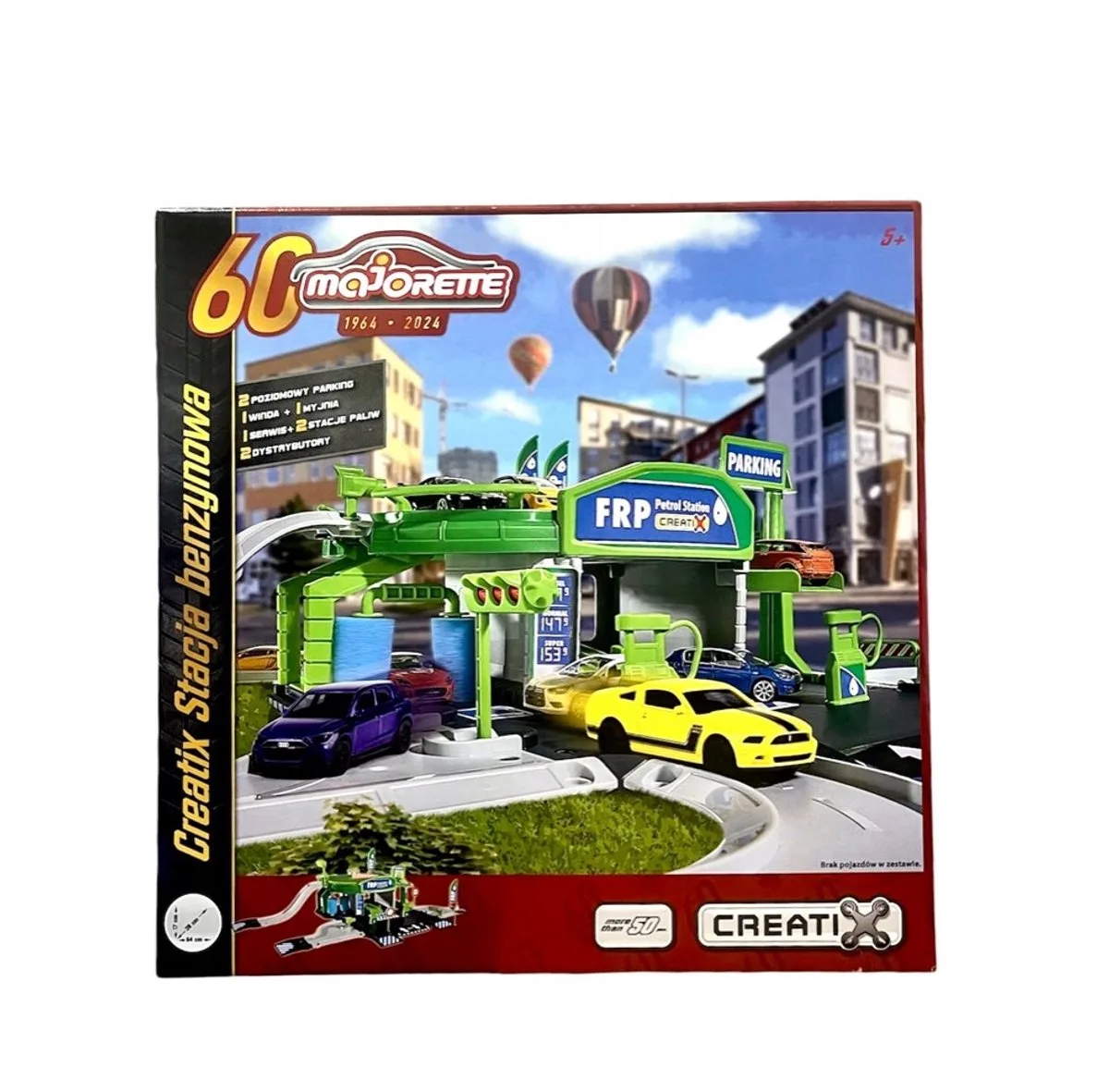 Creatix Tankstation met Werkplaats - Speelset de Majorette en Wielokolorowy – photo du produit