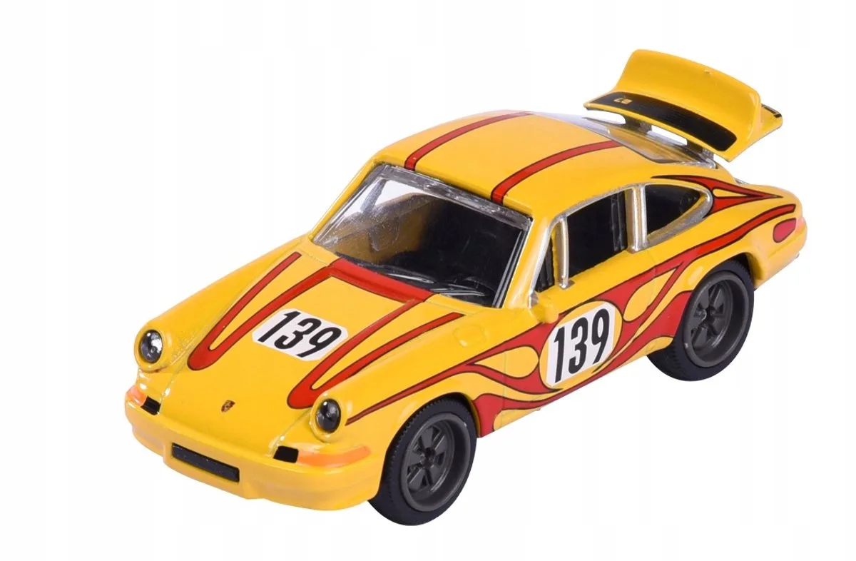 Deluxe Porsche 911 Carrera RS 2.7 Geel 1:64 Metalen model de Majorette – photo du produit
