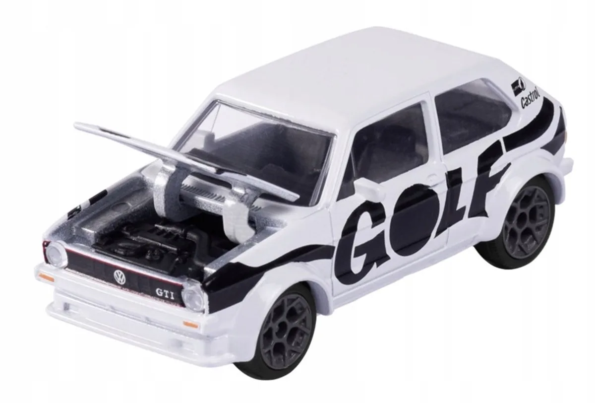 Deluxe Volkswagen Golf MK1 Metaal 1:64 Nieuw fra Majorette i Hvid – produktbillede