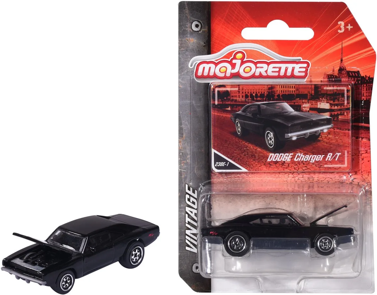 Dodge Charger R/T Majorette de Majorette en Noir – photo du produit