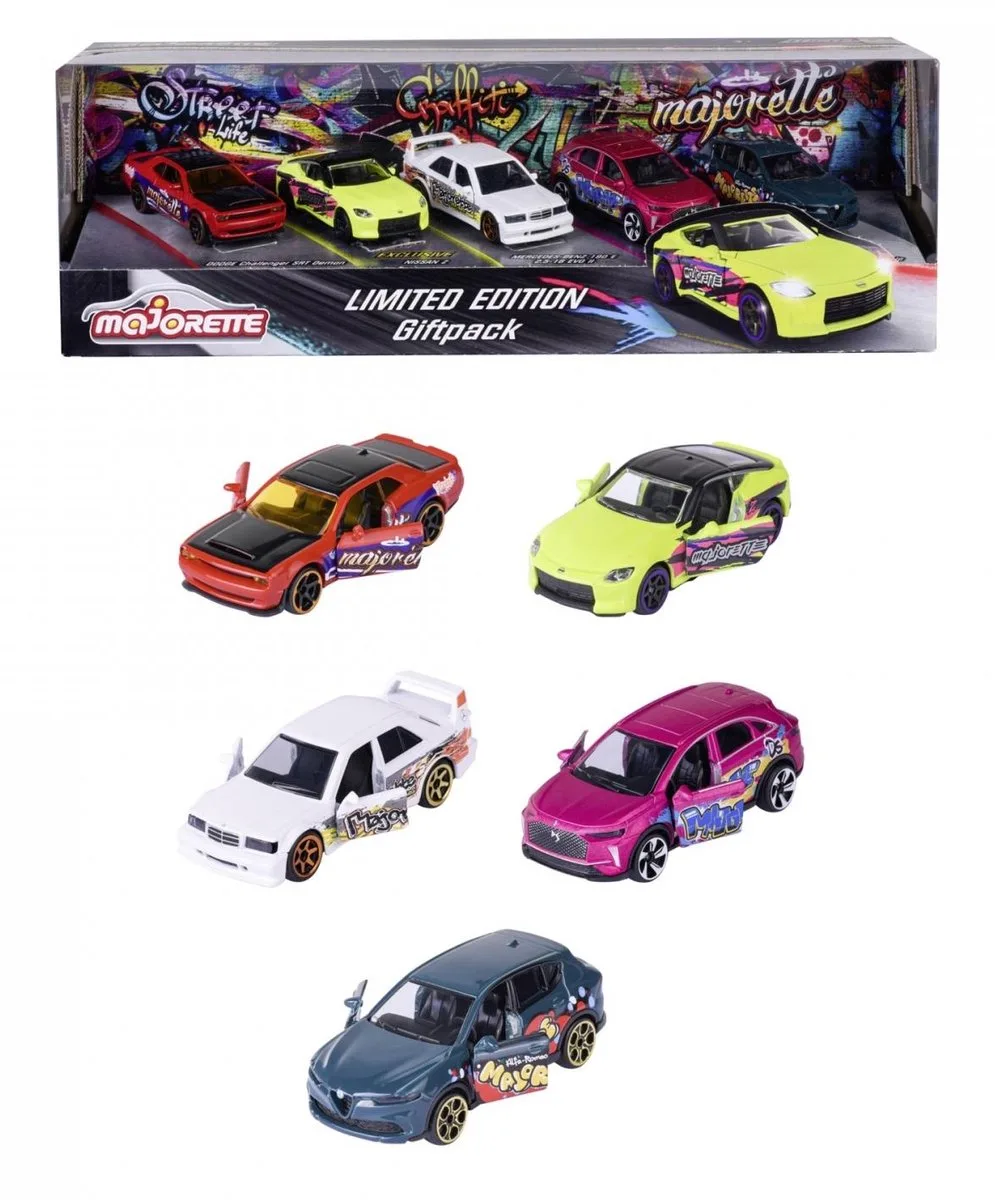 Geschenkverpakking - Geschenkverpakking SL 11 5Pcs - Verzamelvoertuigen de Majorette en Multicolore – photo du produit