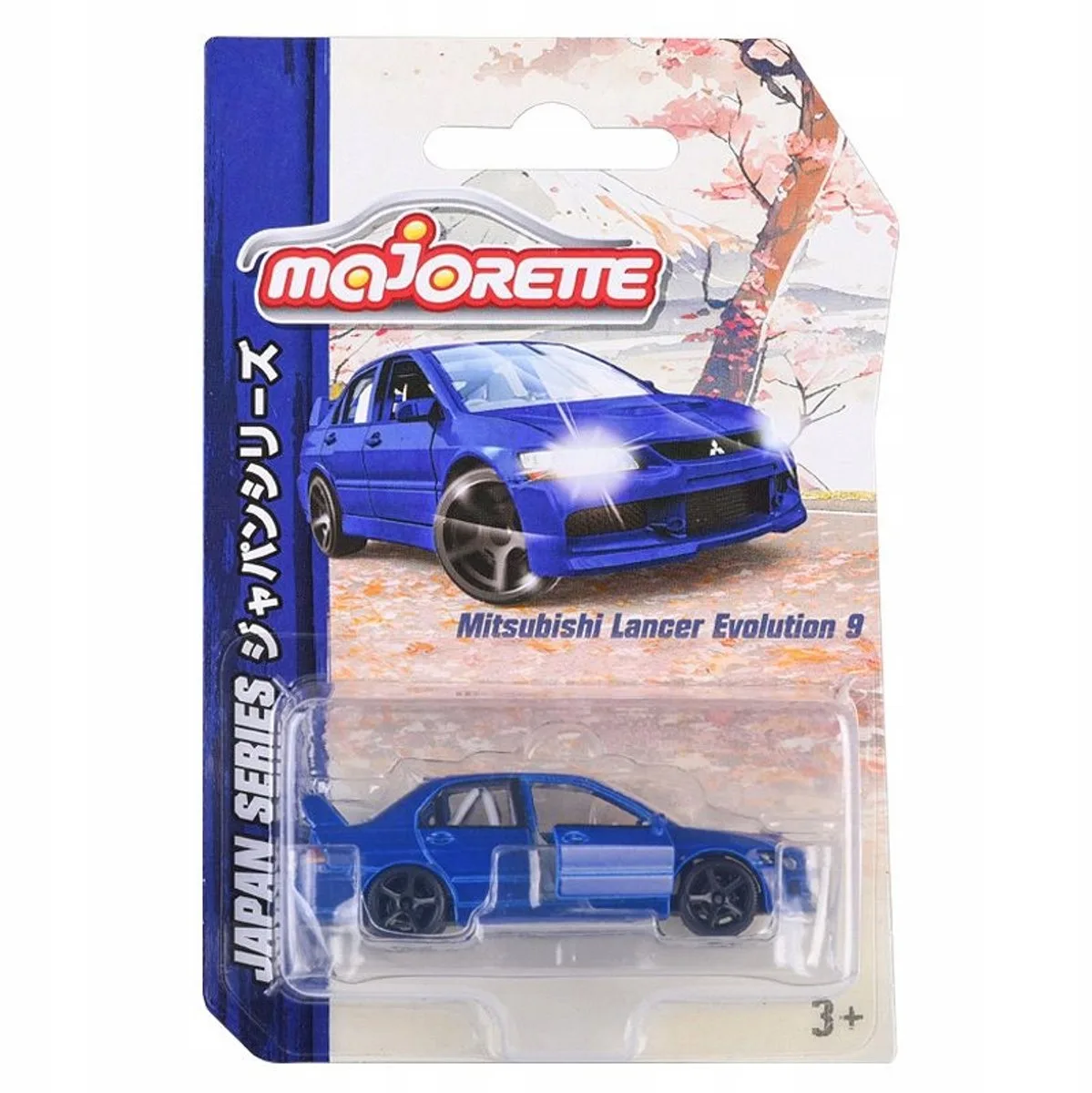 Japan-serie - Mitsubishi Lancer Evolution 9 Modelauto 1:64 fra Majorette – produktbillede