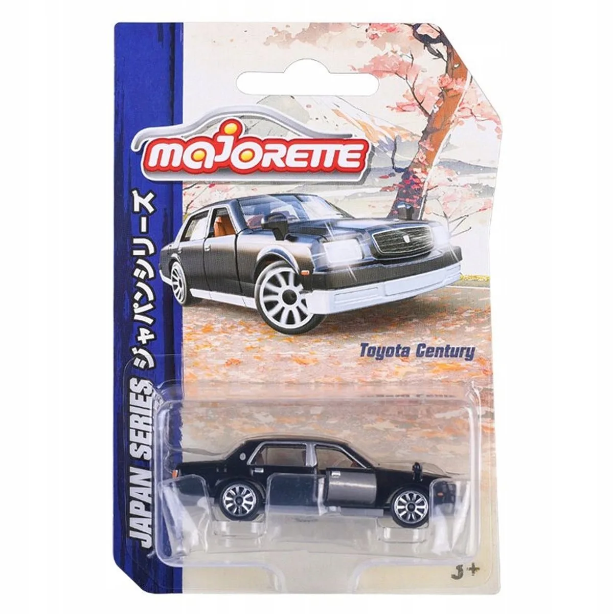 Japan Serie Toyota Century Speelgoedauto 1:64 by Majorette in Black – product photo