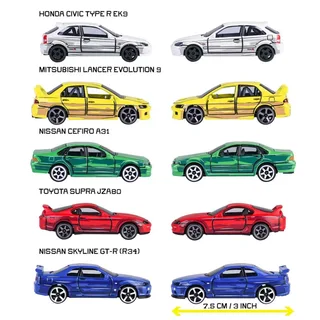 Jdm Legendes 5 Auto´s by Majorette – product photo 5 of 6