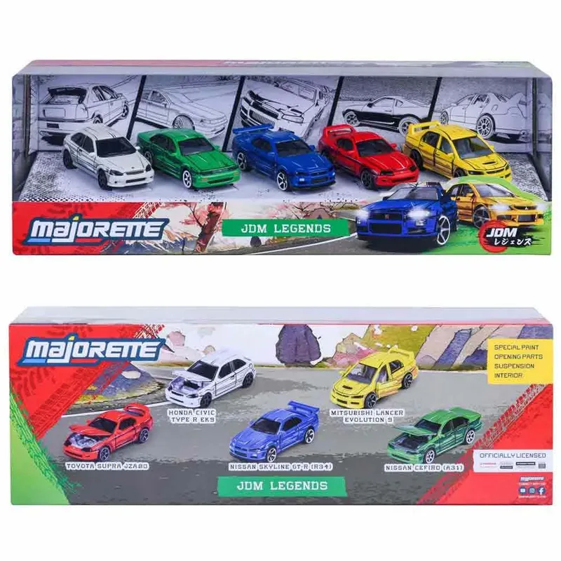 Jdm Legendes 5 Auto´s by Majorette – product photo 4 of 6