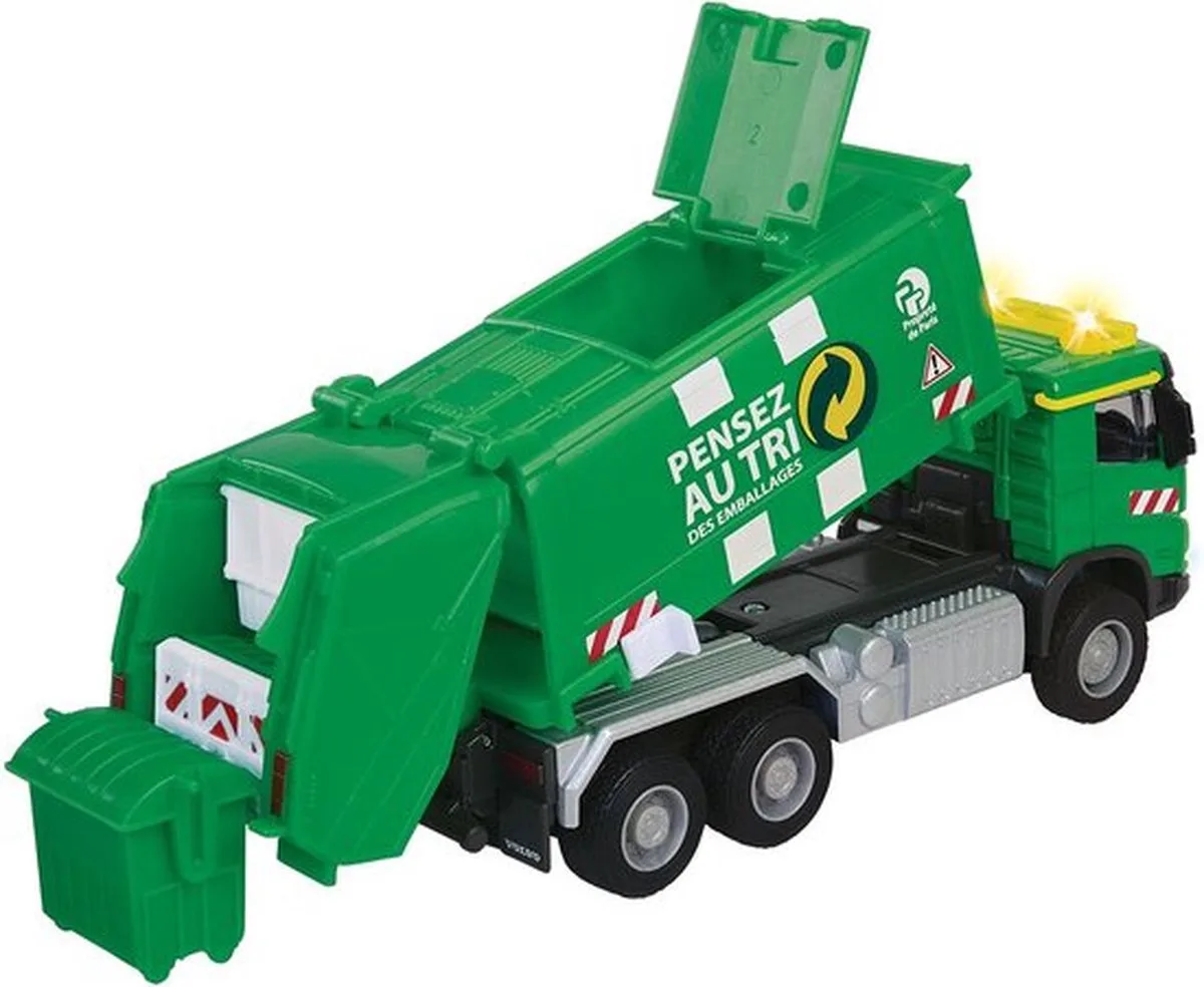 Majo Gs Volvo Vuilniswagen - 19 cm - 3 jaar från Majorette i Grön – produktbild