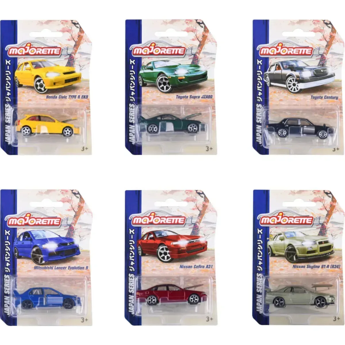 MAJORETTE 212051029 Japan Series Premium Cars, sortiert från Majorette – produktbild