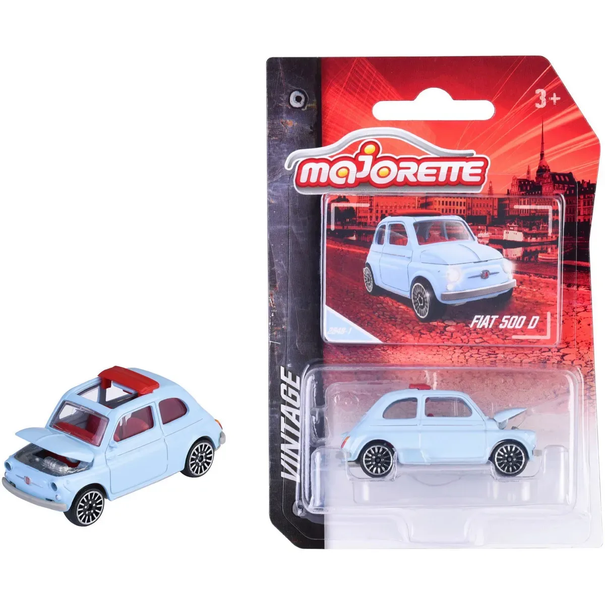 MAJORETTE 212052010Q13 1:64 Fiat 500 från Majorette – produktbild