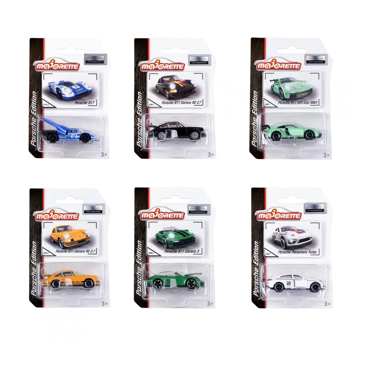 MAJORETTE 212053062 Porsche Premium Spielzeugauto 7,5 cm, sortiert från Majorette – produktbild