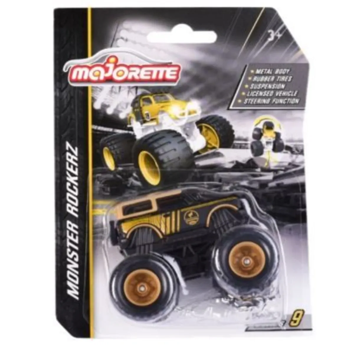 Majorette 212054033 Limited Edition 9, Gold Rockerz, 1 Stück, 3-fach sortiert fra Majorette – produktbillede