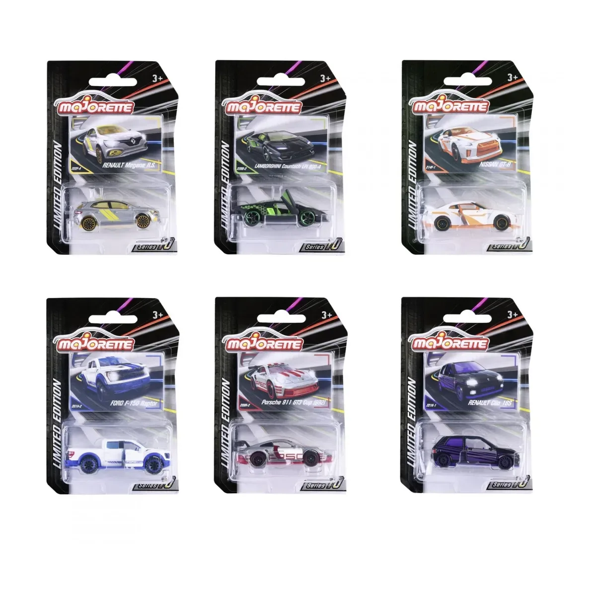 MAJORETTE 212054034 Limited Edition 10, 6-fach sortiert fra Majorette – produktbillede