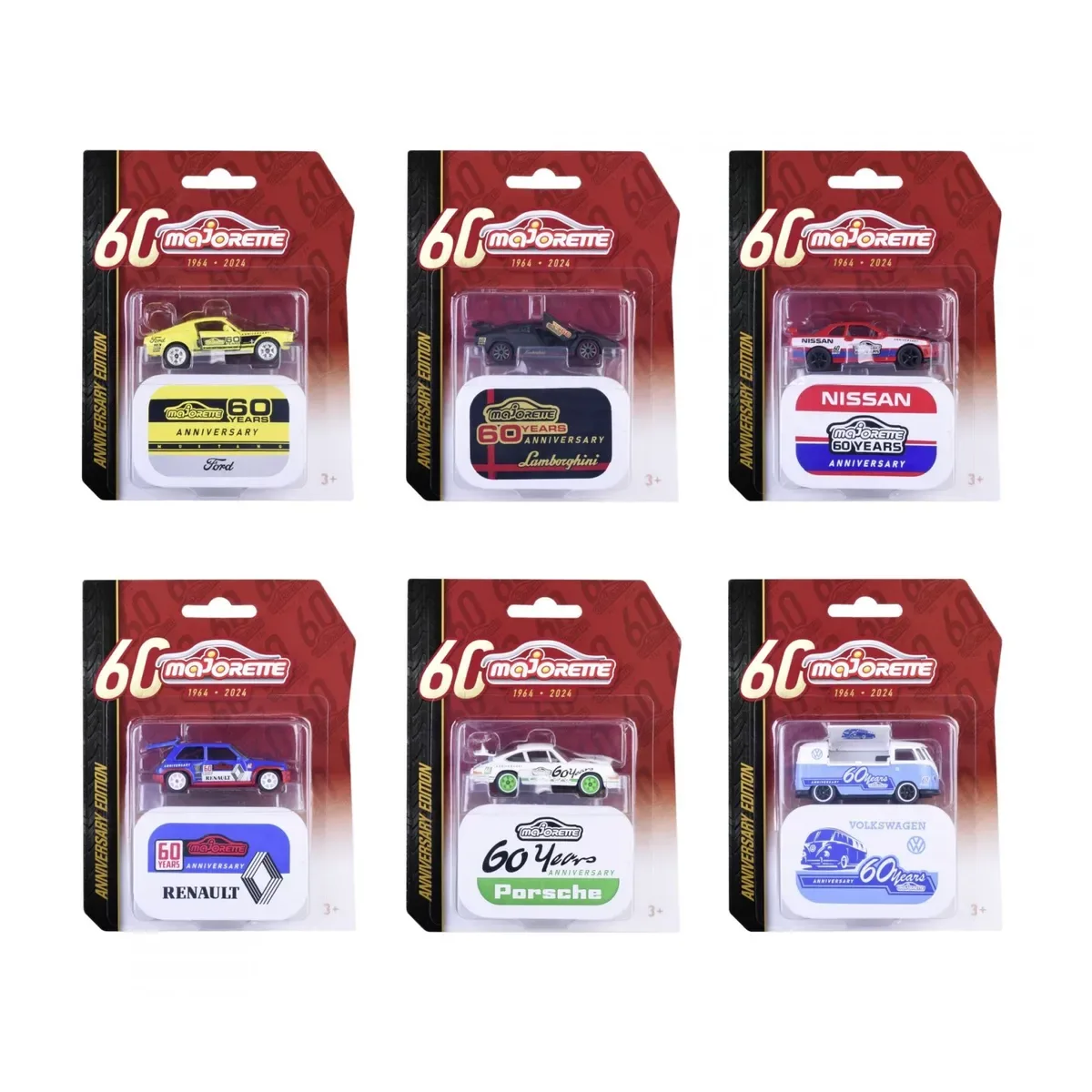 Majorette 212054102 Anniversary Edition Deluxe, 1 Stück, 6-fach sortiert von Majorette – Produktfoto