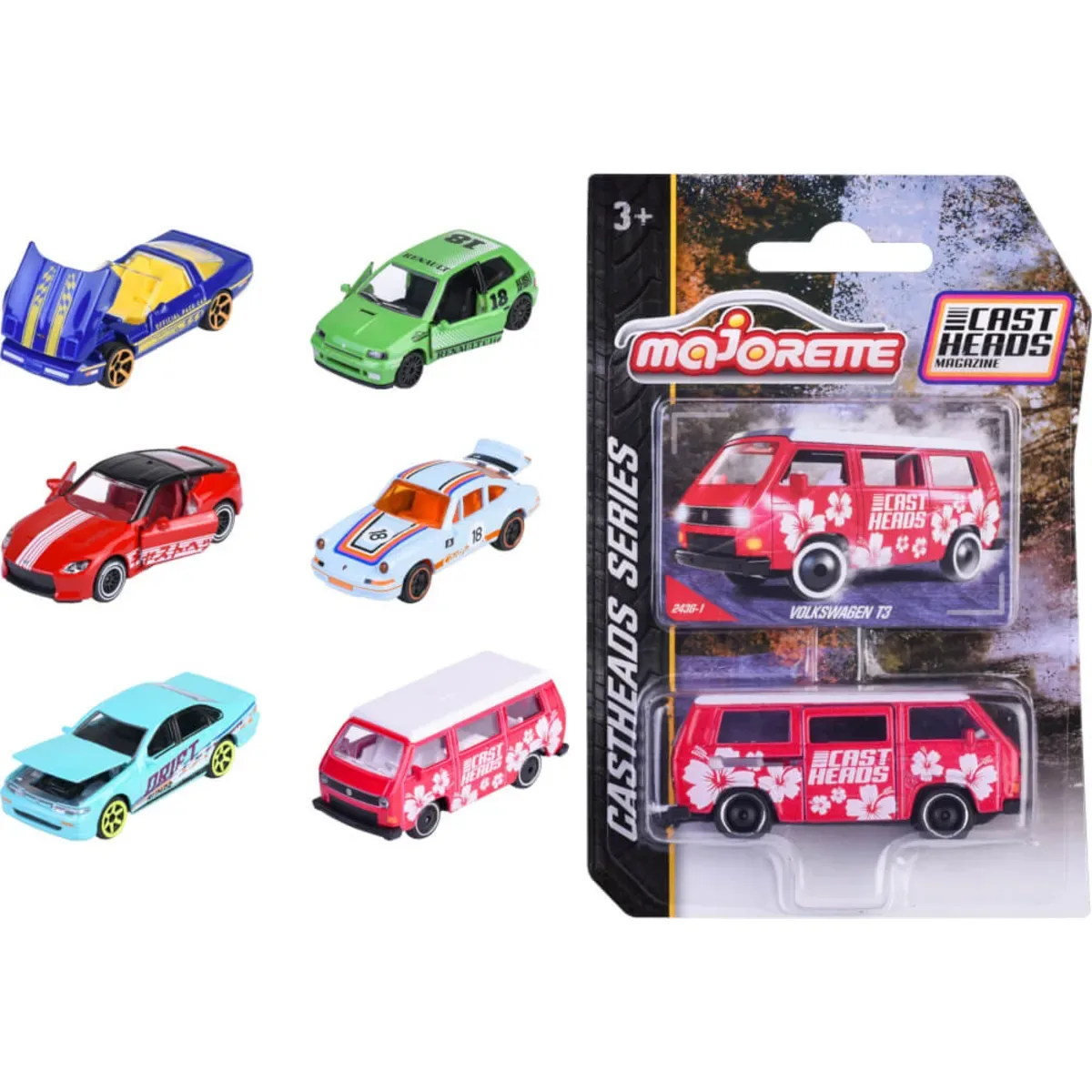 Majorette 212054210 CastHeads Series, 1 Stück, 6-fach sortiert by Majorette – product photo
