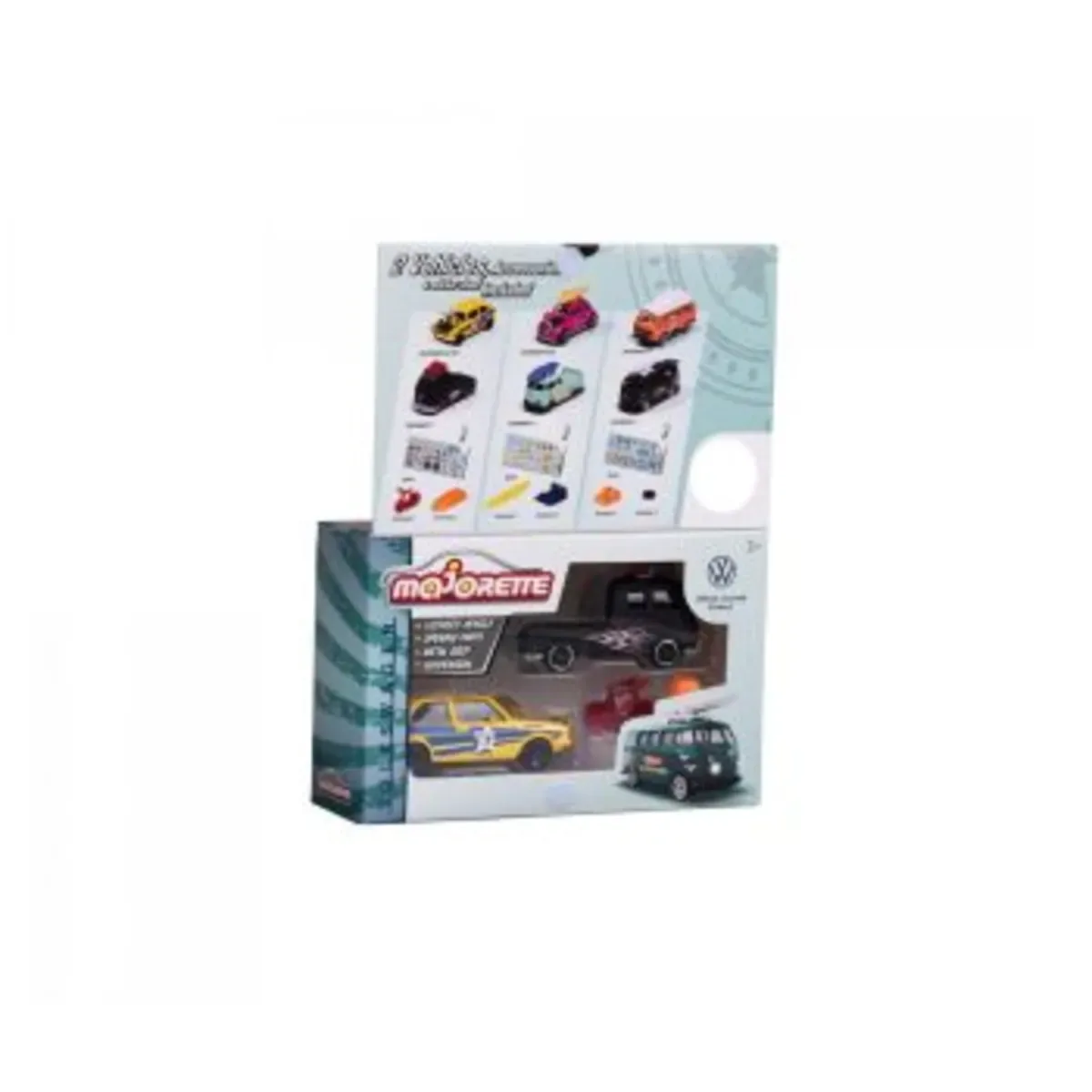 MAJORETTE 212055006Q01 1:64 VW The Originals 2er Set Racing fra Majorette – produktbillede