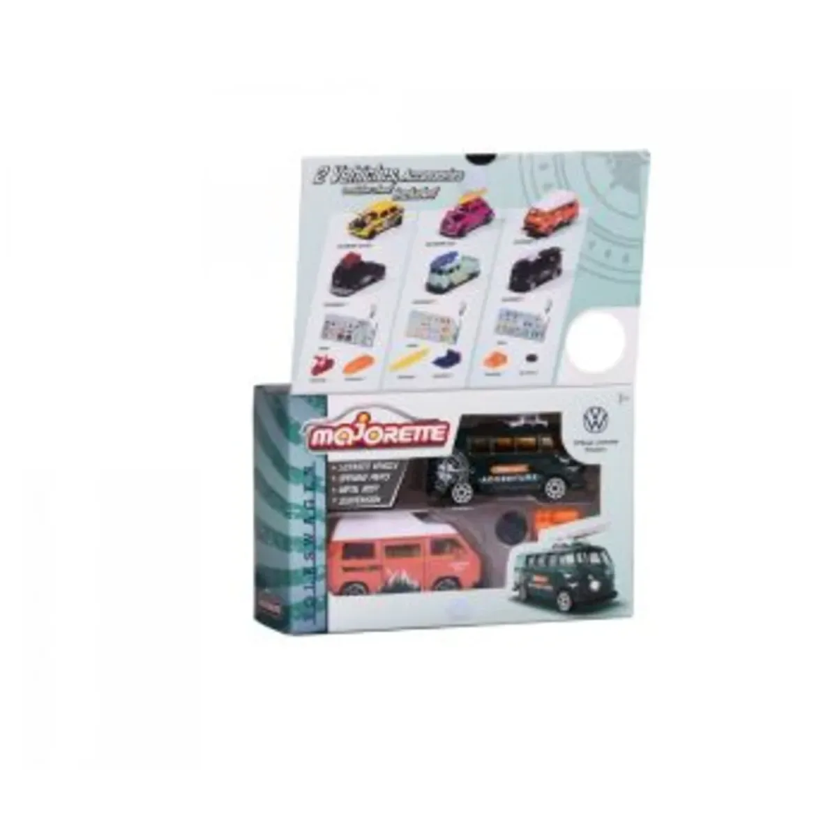 MAJORETTE 212055006Q02 1:64 VW The Originals 2er Set Adventure fra Majorette – produktbillede