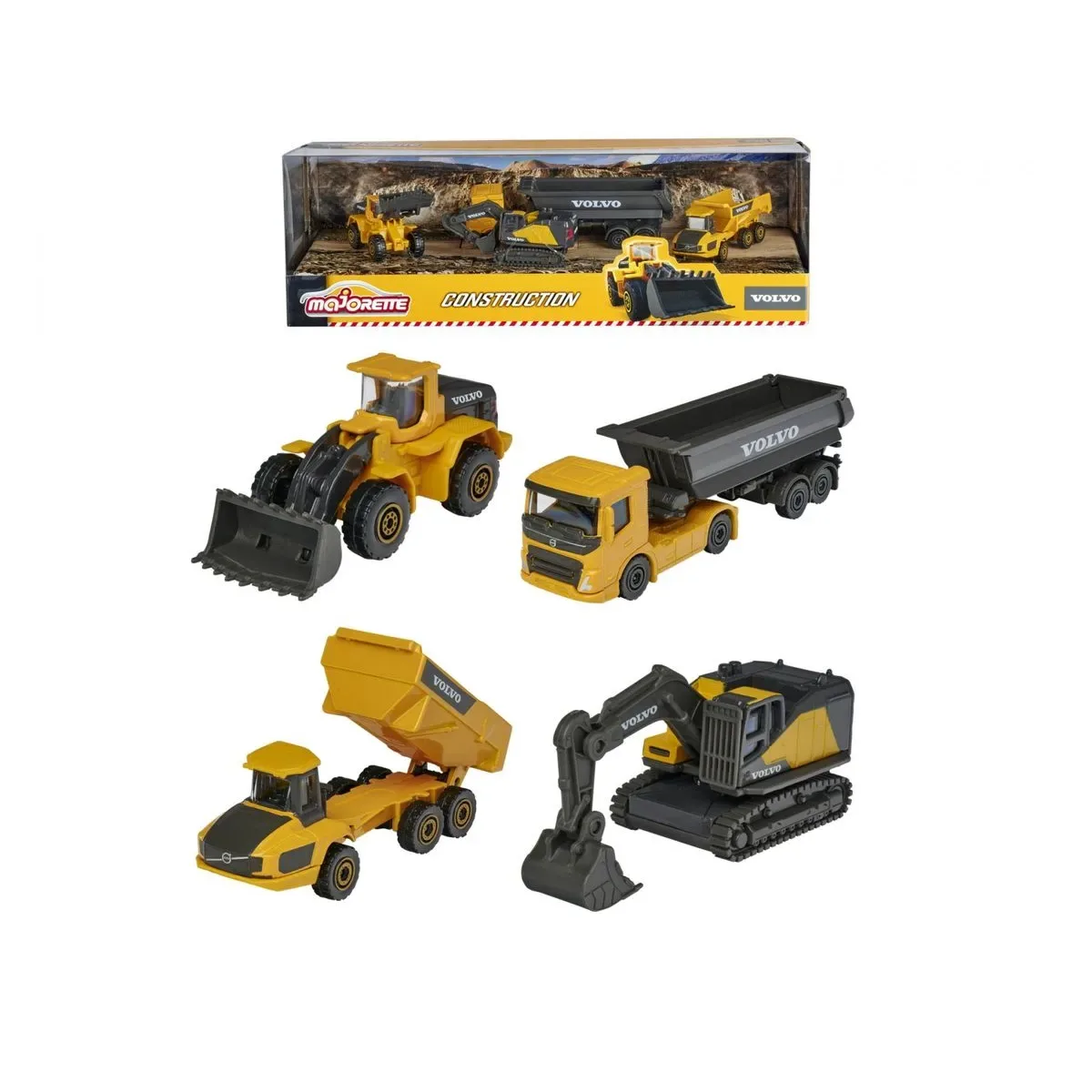 MAJORETTE 212057287 Volvo 4 Pieces Giftpack fra Majorette – produktbillede