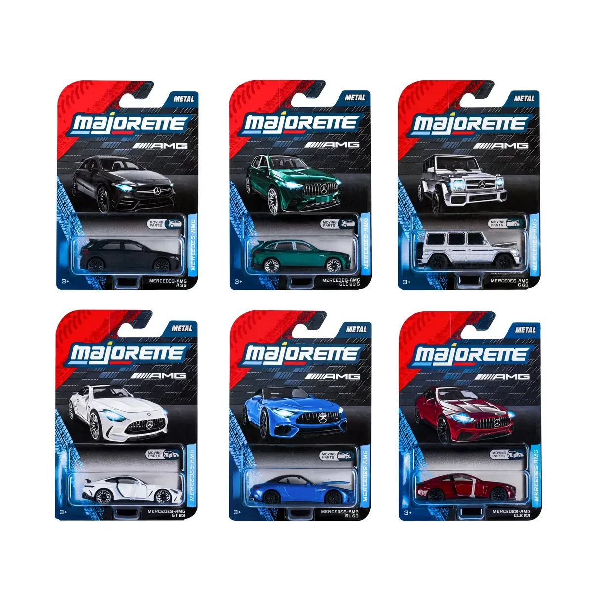 MAJORETTE 8502100001 Mercedes-AMG Premium Cars, 6-sort. by Majorette – product photo