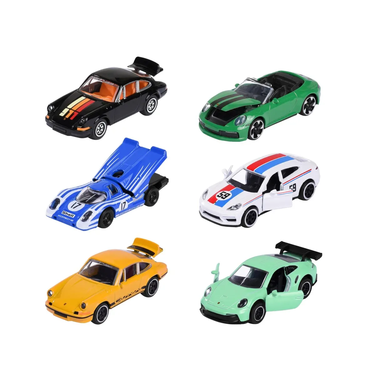 MAJORETTE 8502100002 Porsche Premium Cars, 6-sort. by Majorette – product photo