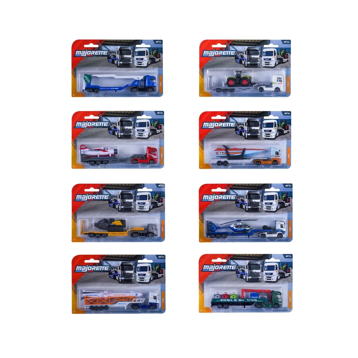 MAJORETTE 8503003000 City Transporter, 8-sort. fra Majorette – produktbillede