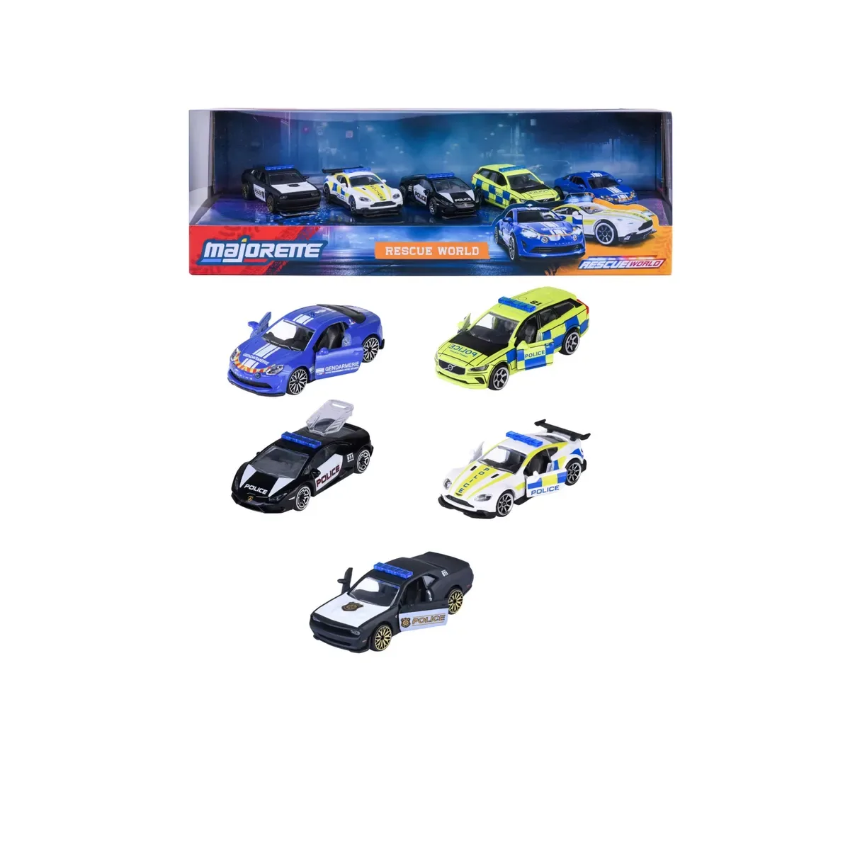 Majorette 8503105001 Rescue World 5 Pieces Giftpack de Majorette – photo du produit