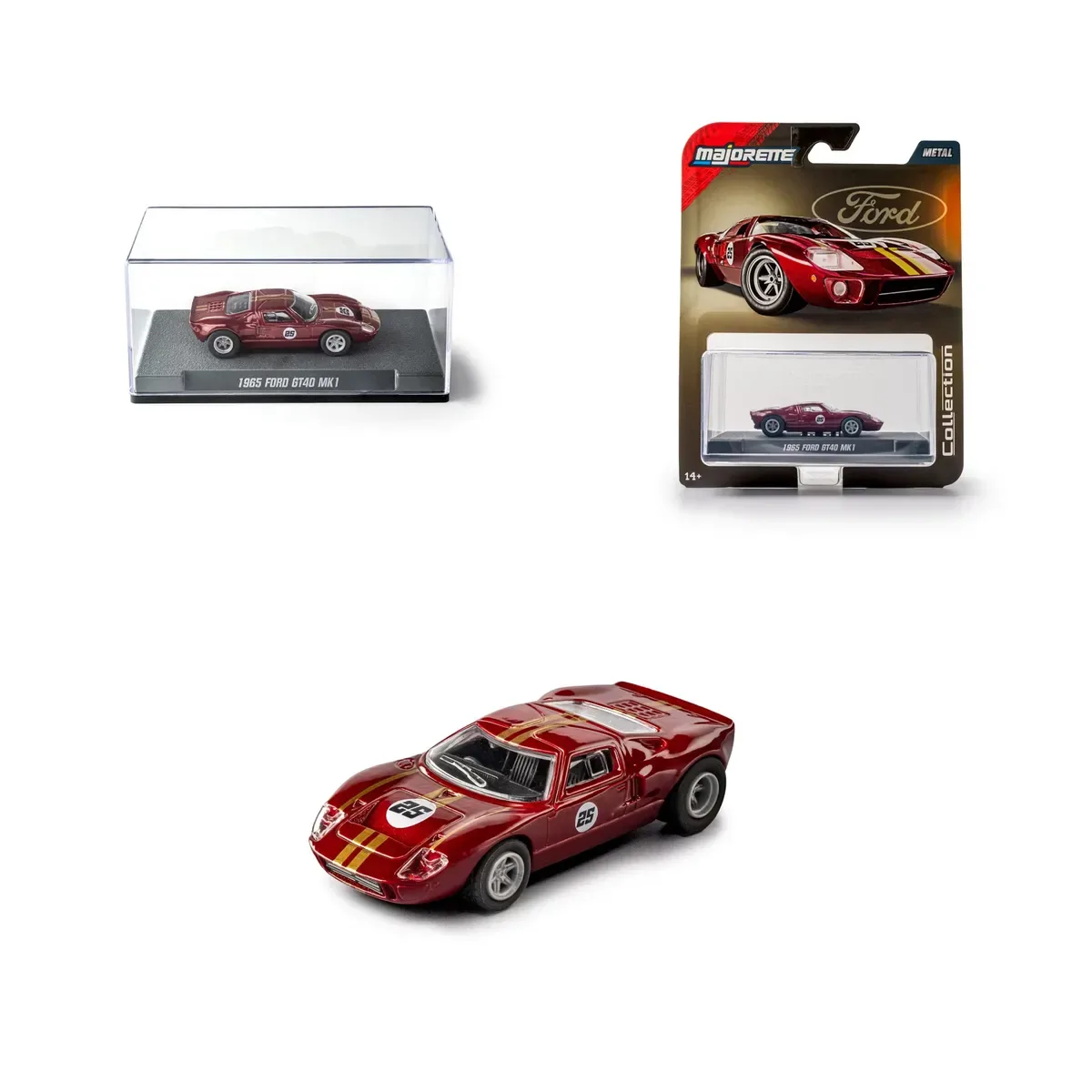 MAJORETTE 8505001008 Collection 1965 Ford GT40 MK1 fra Majorette – produktbillede