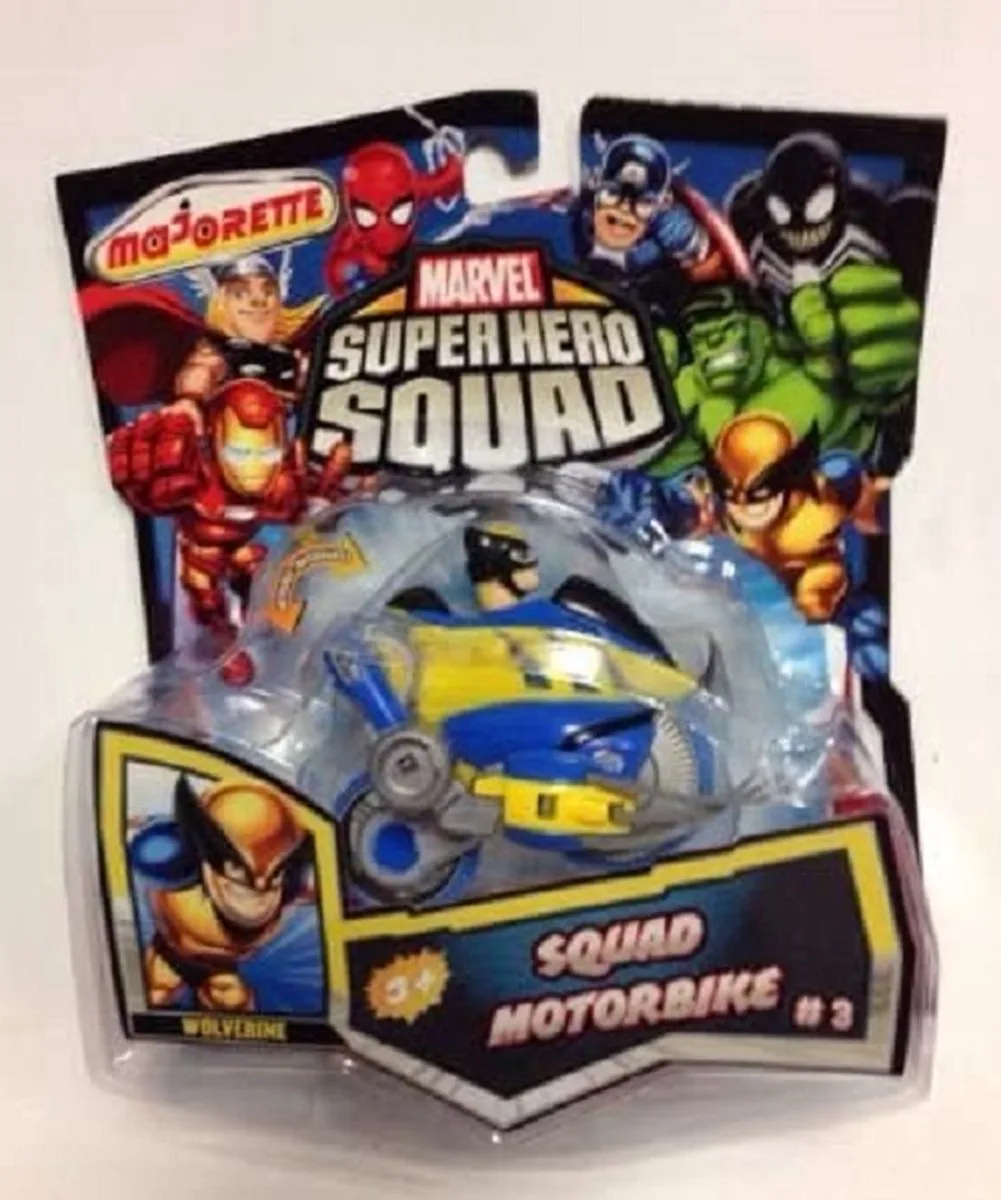 Marvel Superhero Squad Motorbike - Wolverine by Majorette in Bonte – product photo