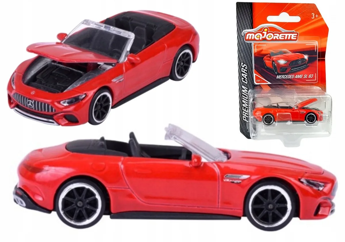 Mercedes-AMG SL 63 Model Auto de Majorette en Rouge – photo du produit
