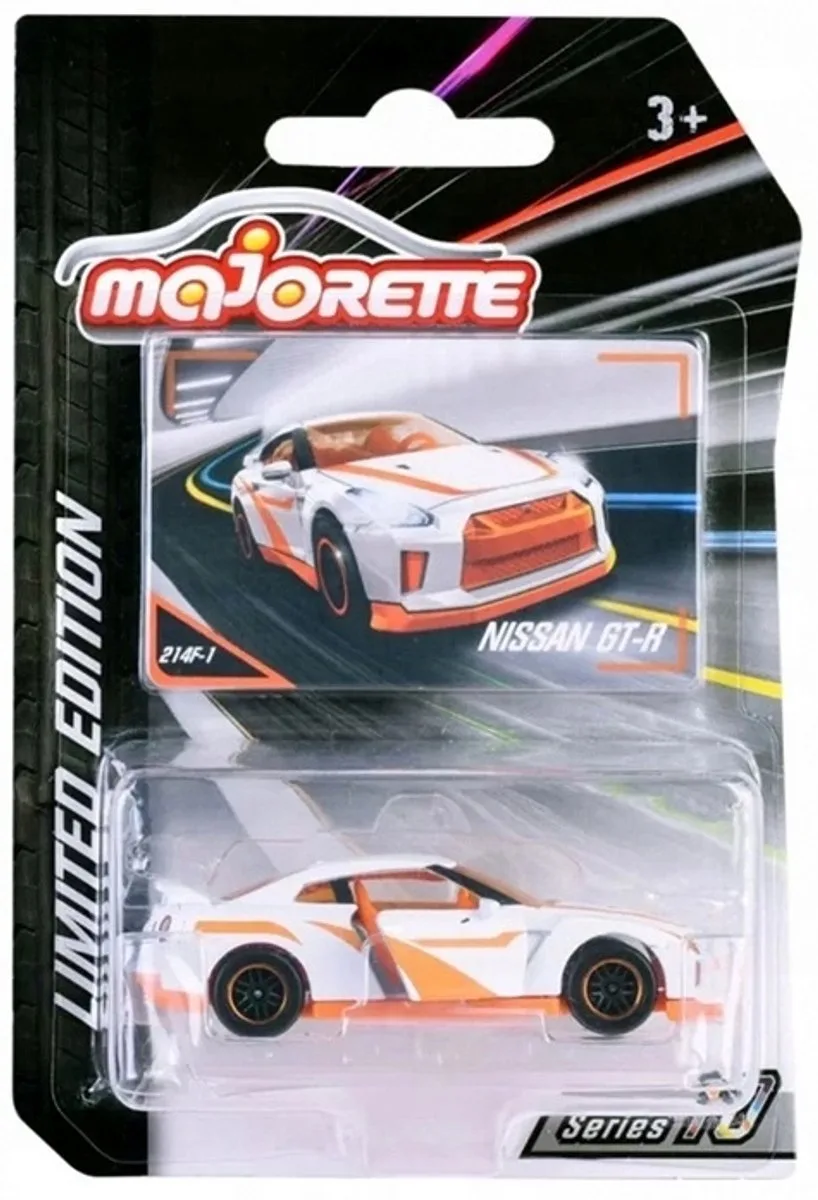 Nissan GT-R Limited Edition Modelauto 1:64 van Majorette – productfoto