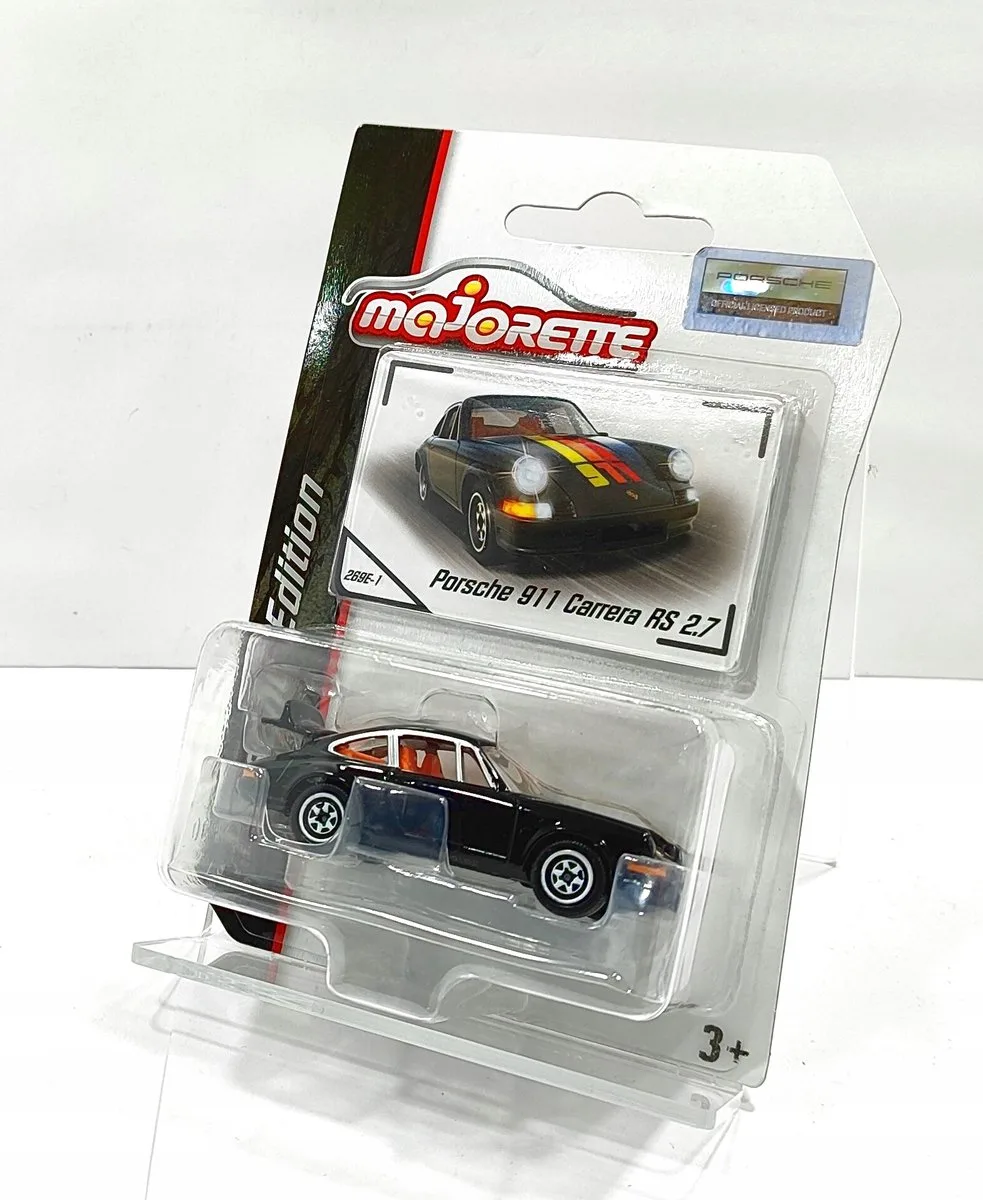 Porsche 911 Carrera RS 2.7 - Model Auto 1:64 från Majorette i Svart – produktbild