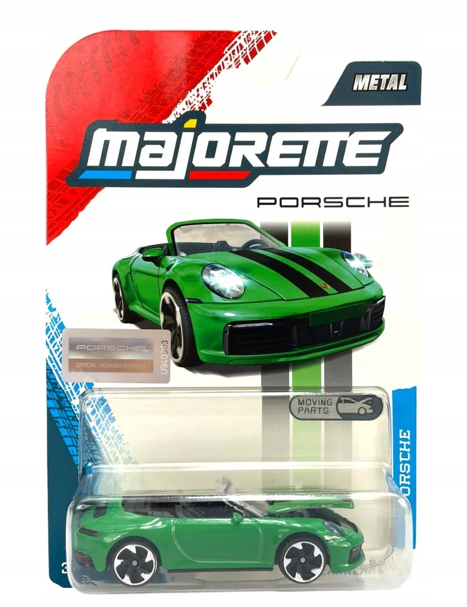 Porsche 911 Carrera S Metaal 1:64 Nieuw från Majorette i Grön – produktbild
