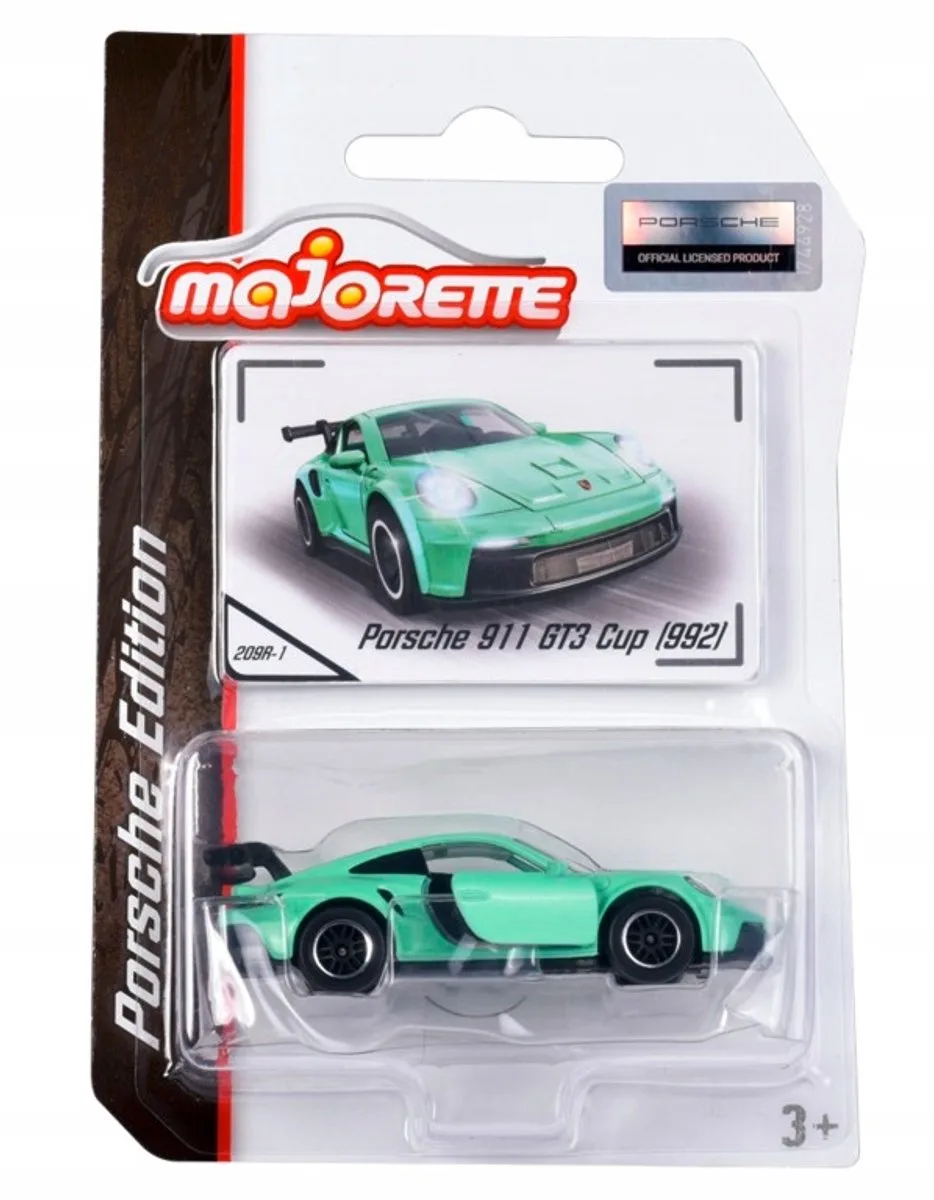 Porsche 911 GT3 Cup (992) - Schaal 1:64 de Majorette en Vert – photo du produit