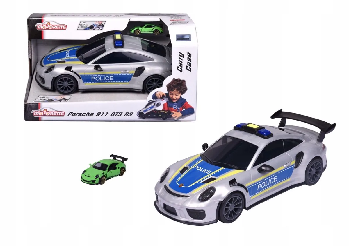 Porsche Politie Draagtas de Majorette en Bleu – photo du produit
