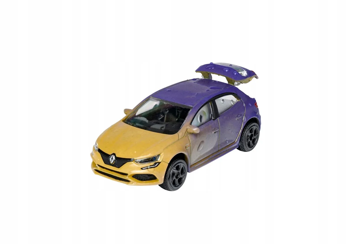 Renault Mégane R.S. Kleurwisselaars Schaal 1:64 - Veranderende Kleur van Majorette in Bruin – productfoto