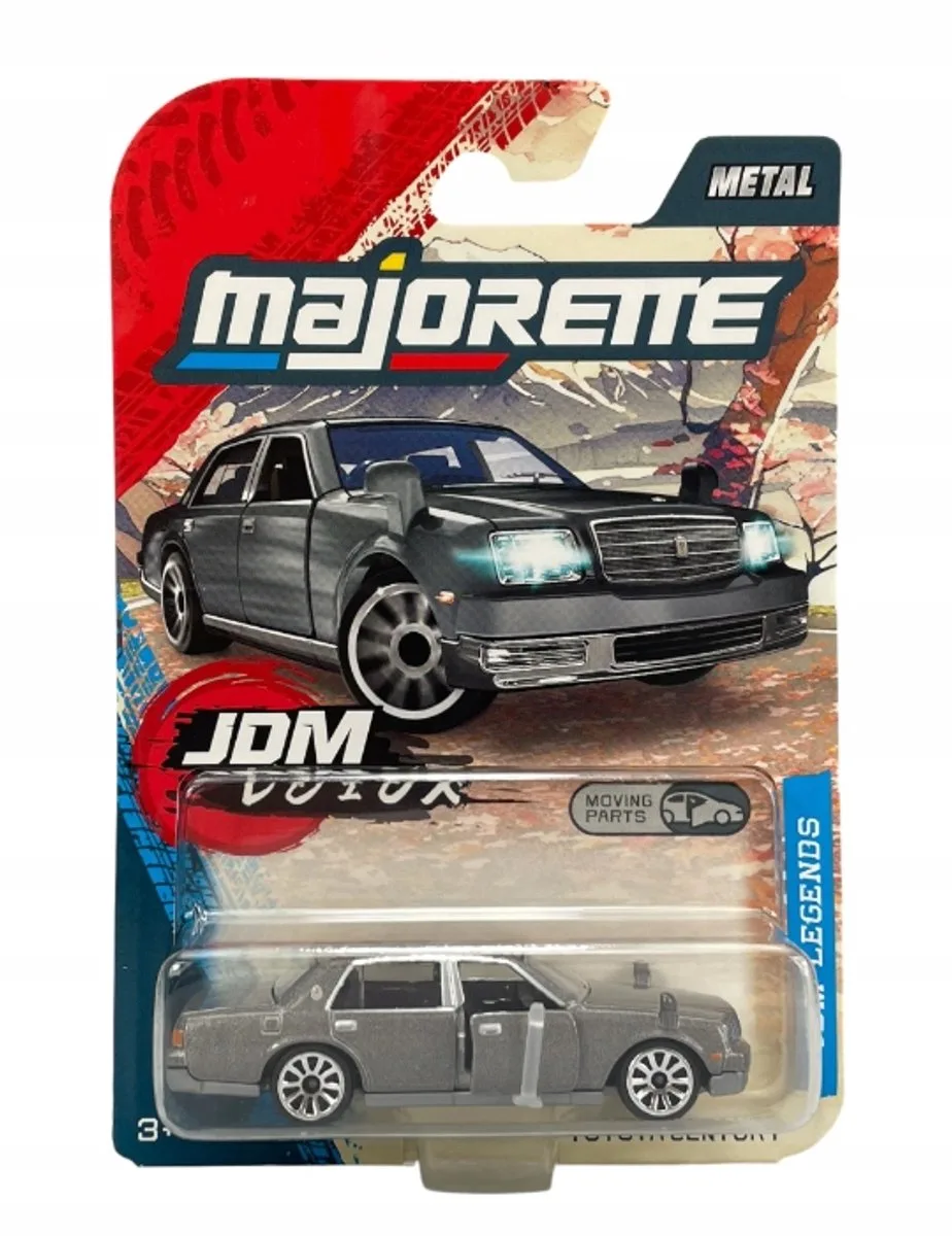 Toyota Century JDM Legends 1:64 metalen model fra Majorette i Sølv – produktbillede