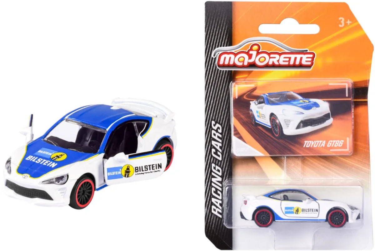 Toyota GT86 Bilstein (Racing Cars) från Majorette – produktbild