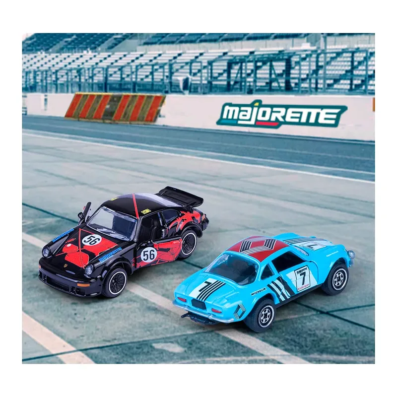 Vintage Racing 5 Pieces (8502005001) Auto van Majorette – productfoto 4 van 5